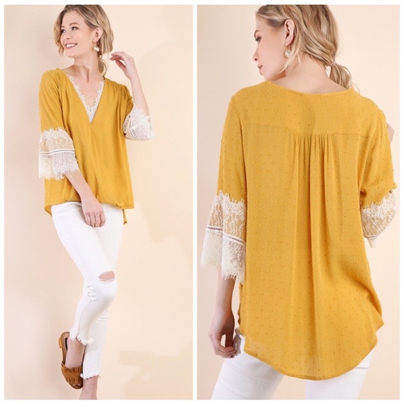 Surplice Embroidered Dot Lace Trim - Picture 2 of 7